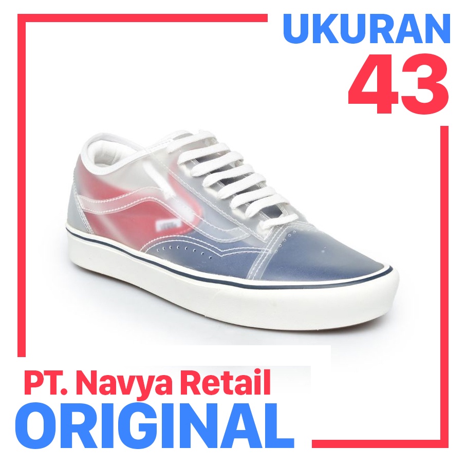 Vans Comfycush Slip Skool Canvas True Navy Red VN0A4P3EWYF