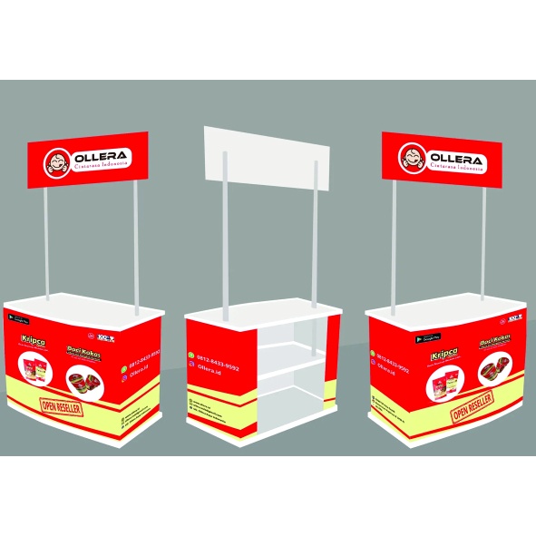 Jual Event Desk PVC Meja Promosi / Meja Jualan / Meja Pameran + sudah ...