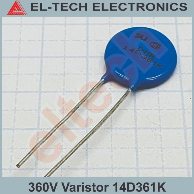 Jual 360V Varistor Pengaman Lonjakan Tegangan 14D361K elt3ch Juara ...