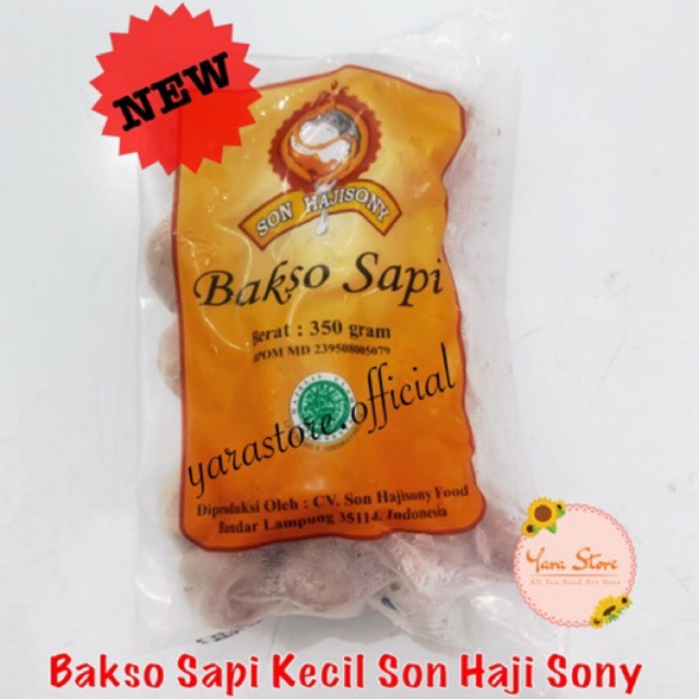 Jual Bakso Sapi Son Haji Sony Kecil Shopee Indonesia