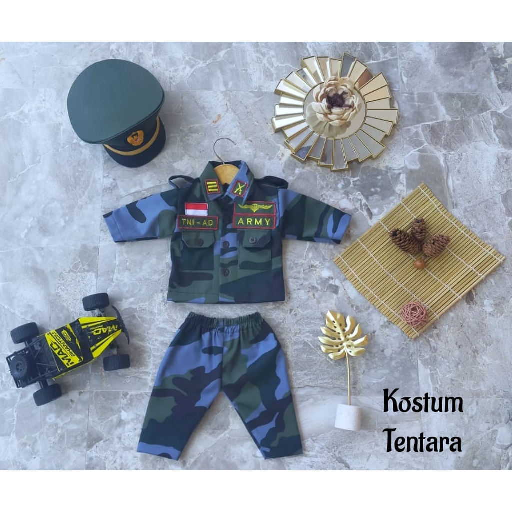 Jual BAJU KOSTUM TENTARA ANAK / KOSTUM ANAK / KOSTUM PROFESI / KOSTUM ...