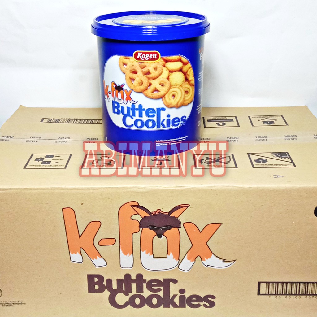 Jual KOGEN BUTTER COOKIES TOPLES 300gr / K-FOX BATER | Shopee Indonesia