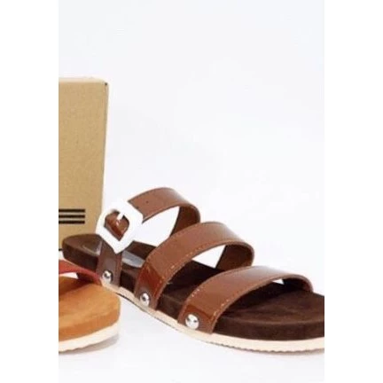 SANDAL WANITA COKLAT JL7 | AutoStock