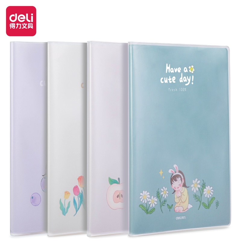 Jual Deli PVC Cover Notebook / Buku Catatan Agenda B5 Cover Plastik ...