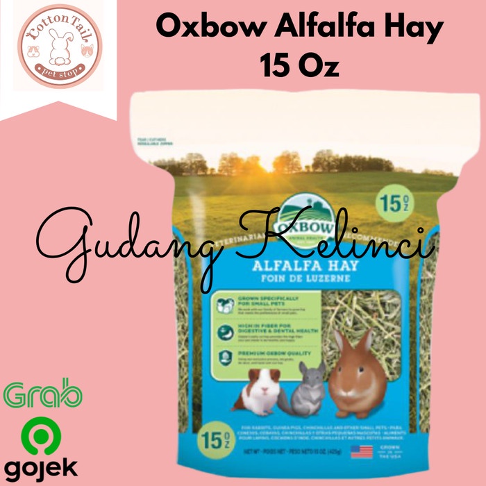 Jual Oxbow Alfalfa Hay 15oz Makanan Kelinci / Guinea Pig Shopee