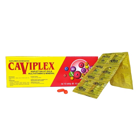 Jual CAVIPLEX | Kaplet Multivitamin Dan Mineral | 1 Strip 10 Kaplet ...