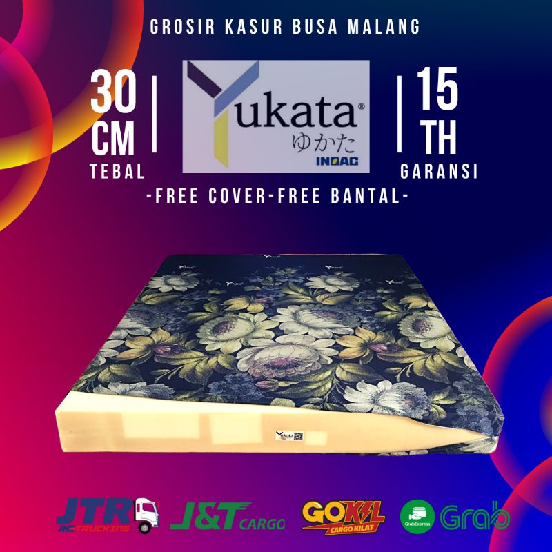 Jual Kasur Busa Inoac Yukata Tebal 30cm Gratis Sprei Resleting And Bantal Matras Murah Garansi 7332