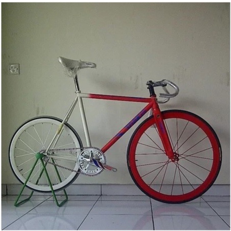 Jual TANGE Full Bike HARMONY C-T 51 cm Red White Dropbar Chromoly. Stem ...