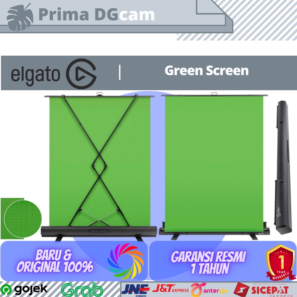 Jual Elgato Green Screen Collapsible Chroma Key Panel Original Shopee