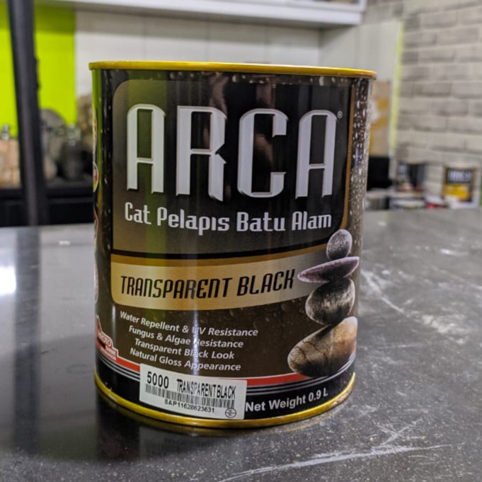 Jual ARCA Coating Cat Pelapis Batu Alam - TRANSPARENT BLACK | Shopee ...