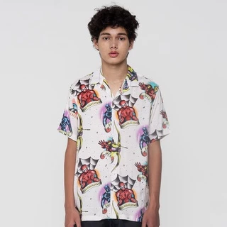 Marvel Collection M231 Kemeja Printing Putih Ink 2498