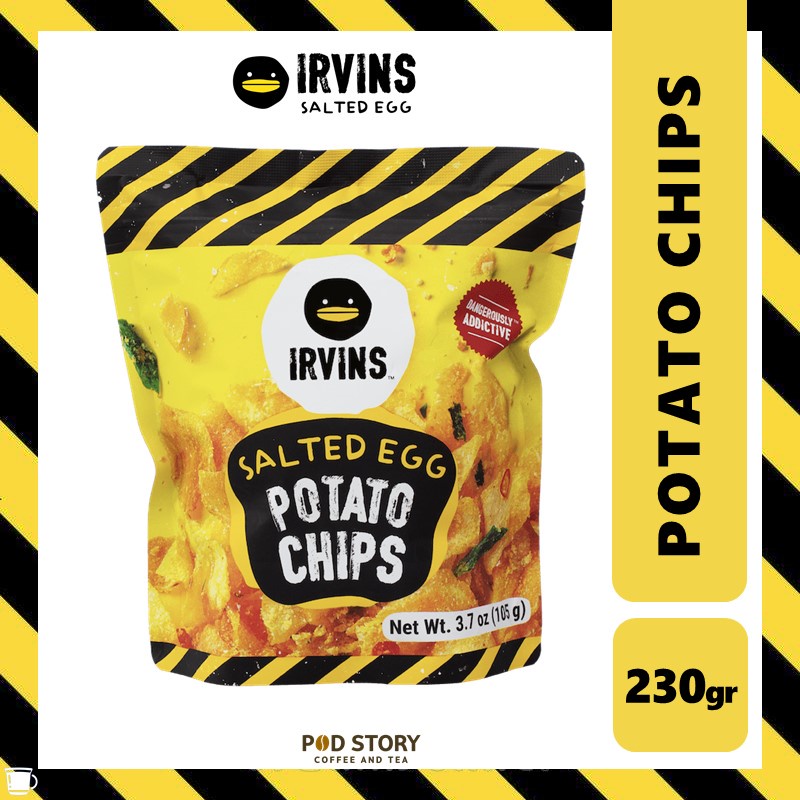 Jual IRVINS Salted Egg Potato Chips (230gr) | Shopee Indonesia