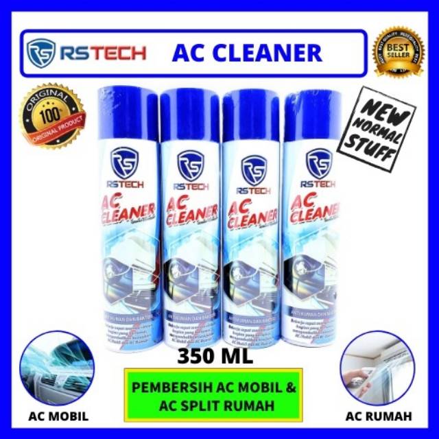 Jual RS TECH AC Cleaner 350ML Spray Foam Pembersih AC Mobil dan AC ...