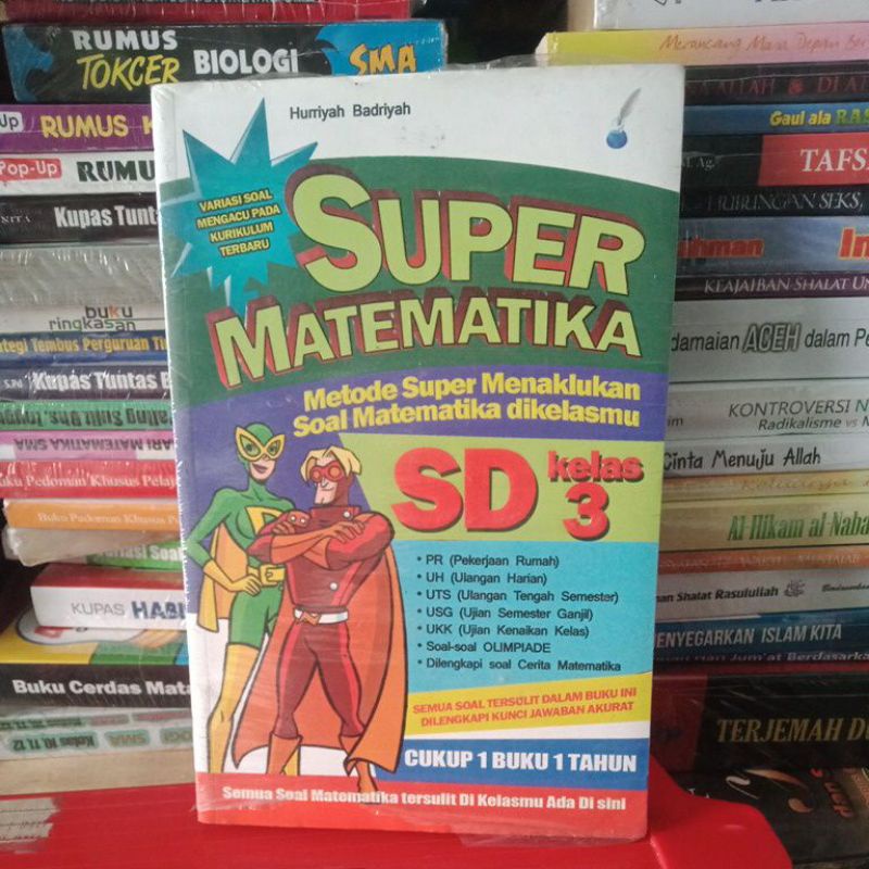Jual Buku super matematika kelas SD 3 metode Super menaklukkan soal ...