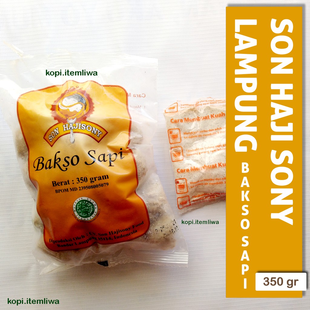 Jual Bakso Sapi Son Haji Sony Lampung Uk Kecil Shopee Indonesia