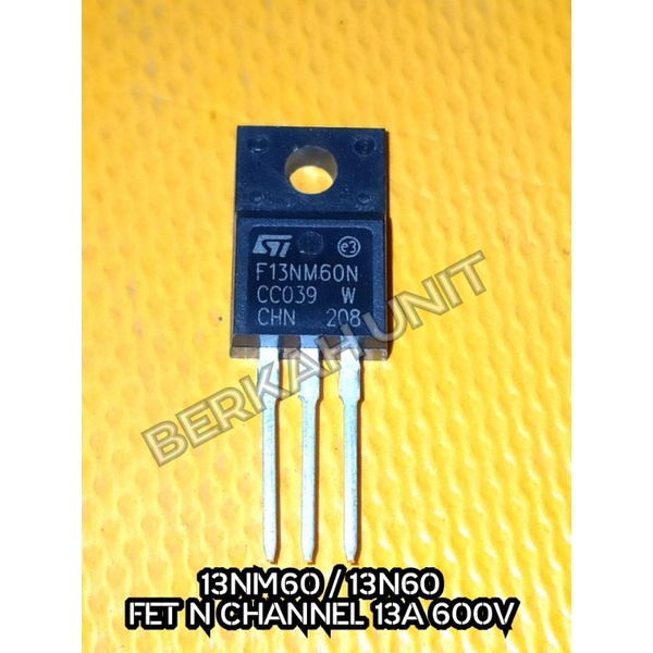 5pcs STF13NM60N 13NM60N Integrated Circuit IC TO-220F