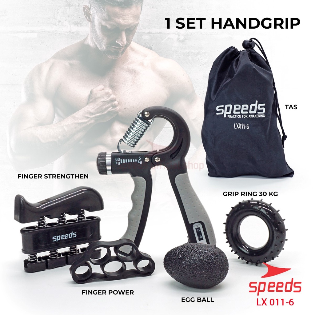 Jual Speeds Handgrip Hand Grip 5 60kg Alat Fitness Tangan Olahraga Gym