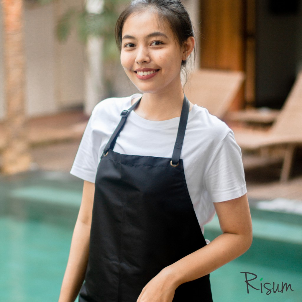 Jual Risum Apron Celemek Masak Anti Air Waterproof Shopee Indonesia