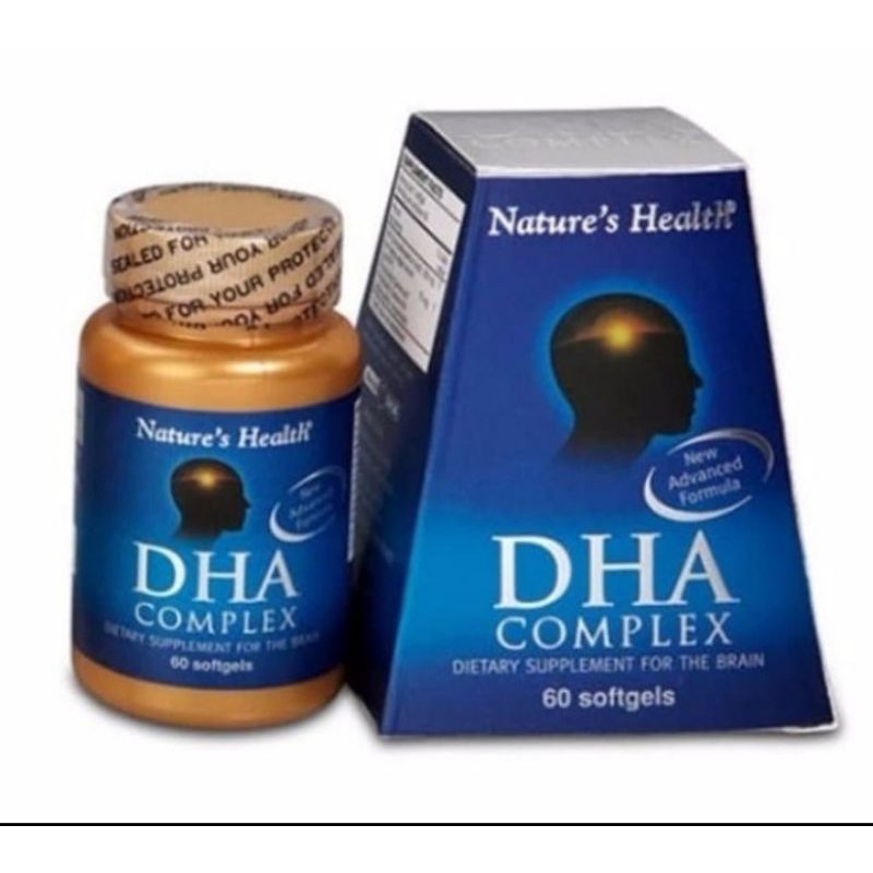 Jual DHA COMPLEX Natures Health VITAMIN NUTRISI Untuk OTAK | Shopee ...