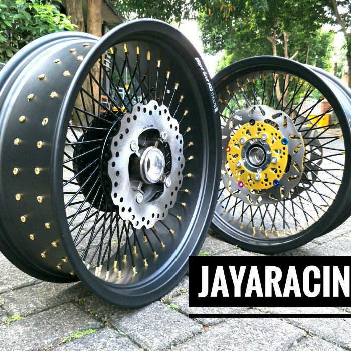 Jual Velg custom double disc 17 600 350 Benelli Evo 200 Sepaket ...