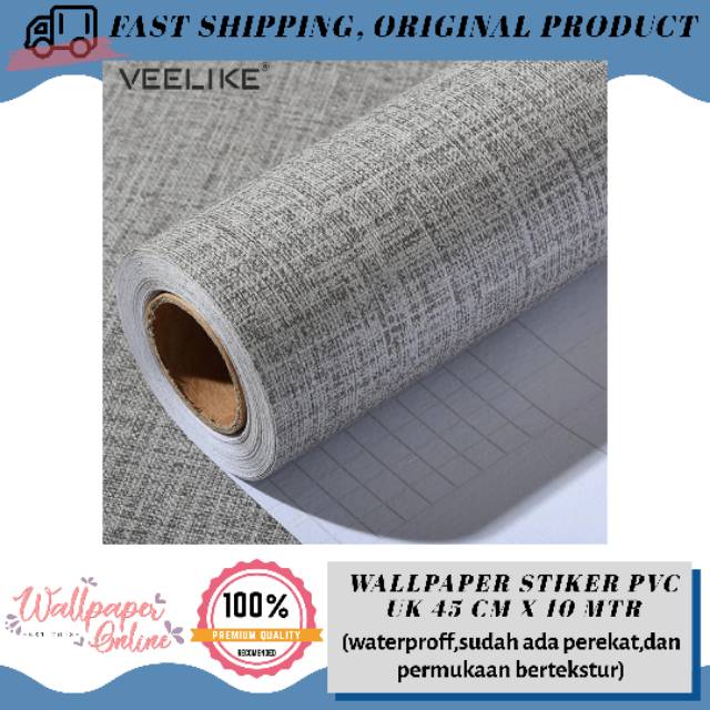 Jual Polos grey gradasi uk.45cm x 10mtr - wallpaper stiker dinding ...