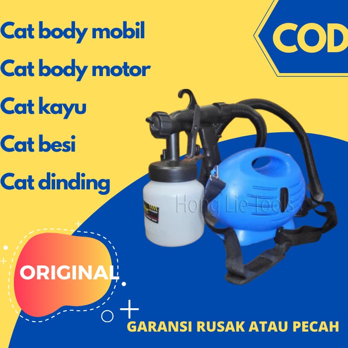 Jual KOMPRESOR MINI LISTRIK UNTUK CAT MOTOR MOBIL KAYU BESI DINDING DAN ...