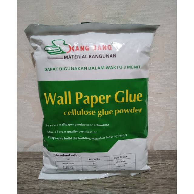 Jual lem wallpaper dinding Kang Bang 125gr / lem wallpaper murah