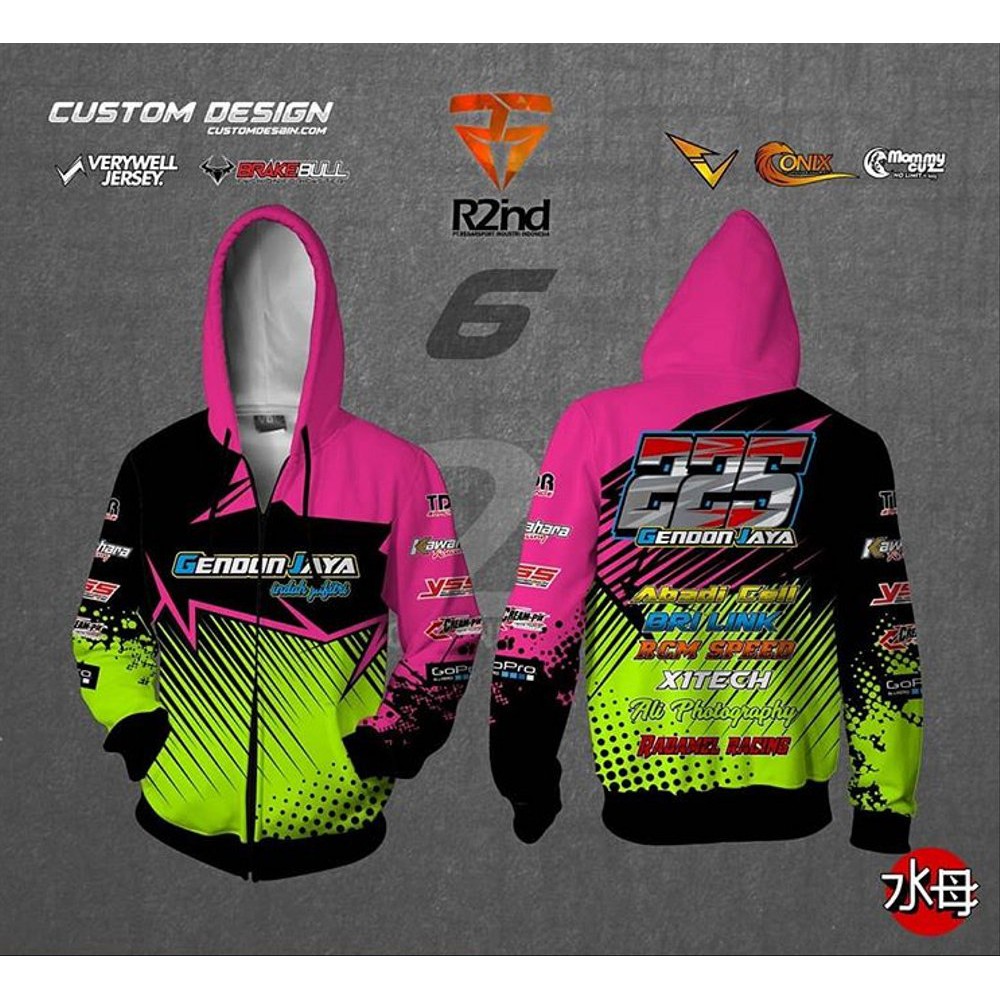 Jual Jaket Racing Desain Custom | Shopee Indonesia