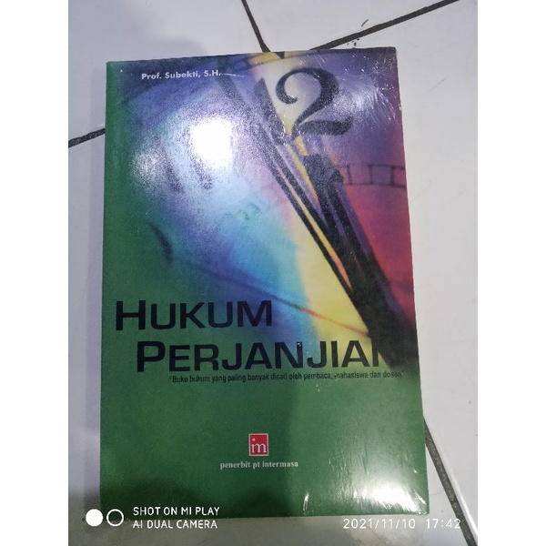 Jual Buku Hukum Perjanjian Buku Hukum Yang Paling Banyak Dicari Oleh ...