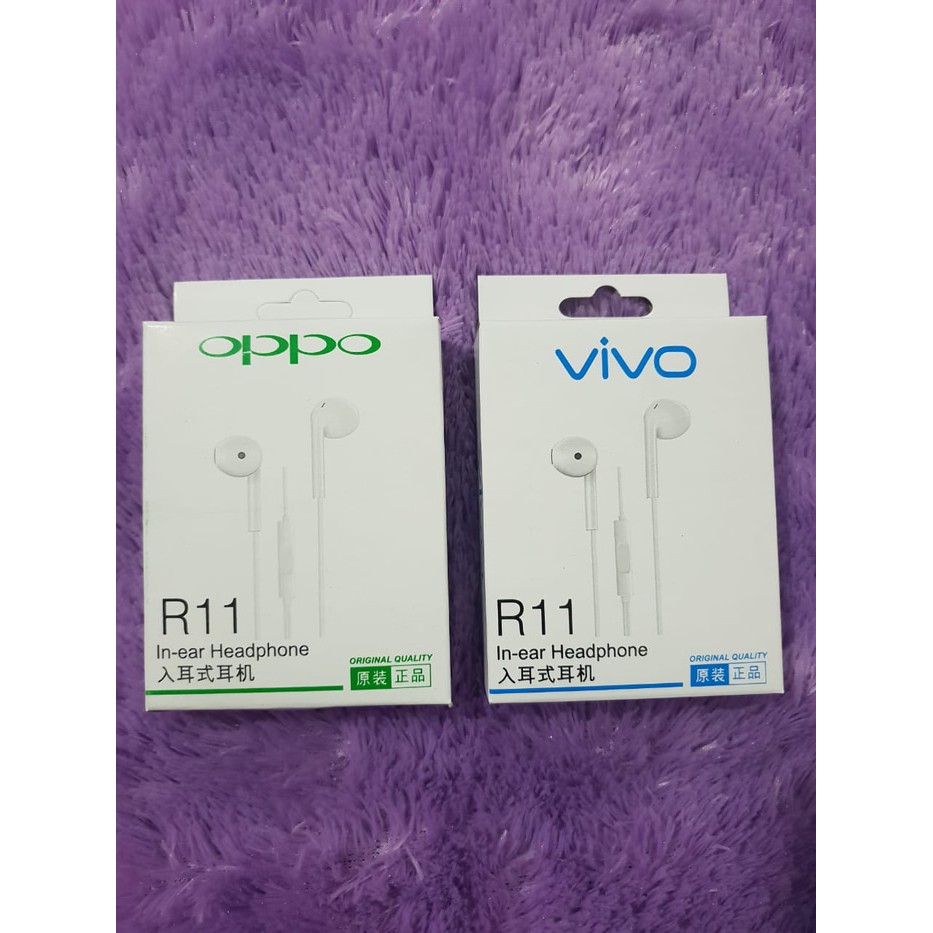 Jual PROMO BOS HEADSET HANSFREE OPPO R11 DAN VIVO R11 | Shopee Indonesia