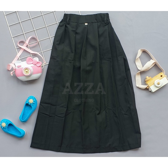 Jual Rok Panjang Hitam Seragam Sekolah (Rempel dan Span) | Shopee Indonesia