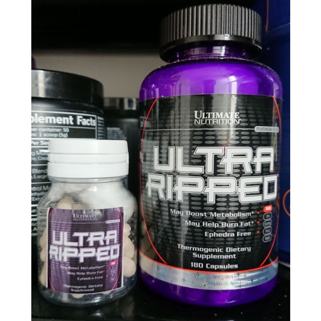 Jual Ultra ripped Fatburn repack 30caps dengan segel | Shopee Indonesia