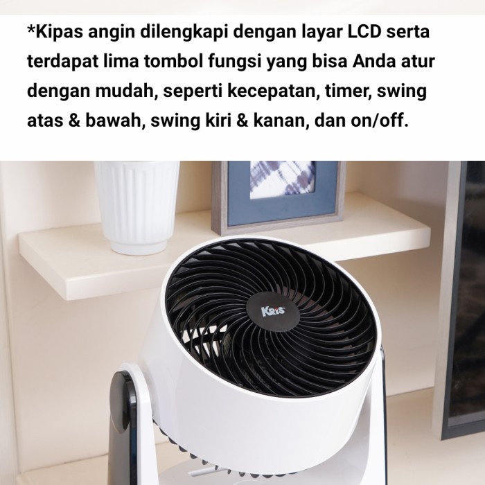 Jual Kris Kipas Angin Meja Dengan Lcdkipas Angin Meja Dengan Remote Shopee Indonesia 5867