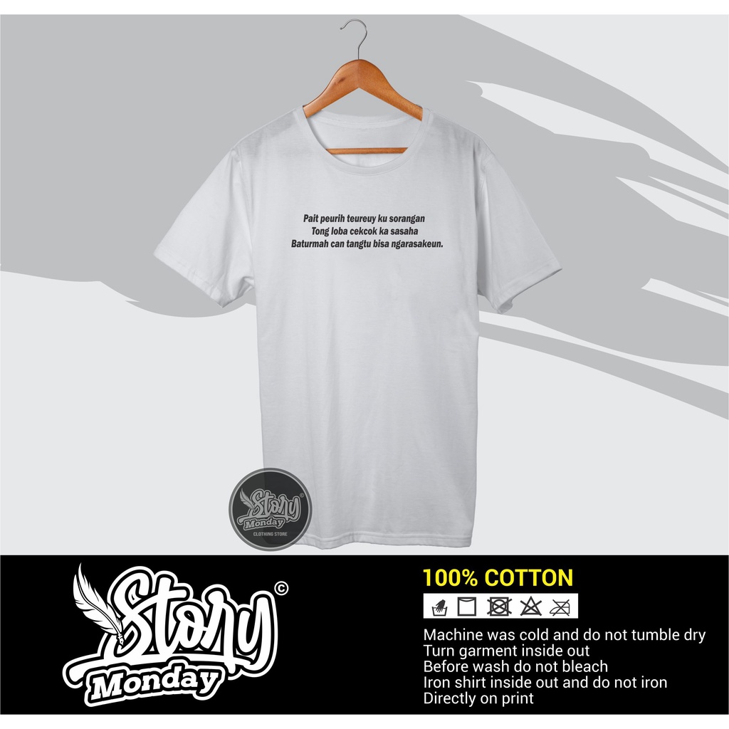 Jual TSHIRT BAJU KAOS QUOTES SUNDA / KAOS PAPATAH SUNDA / KAOS KATA ...