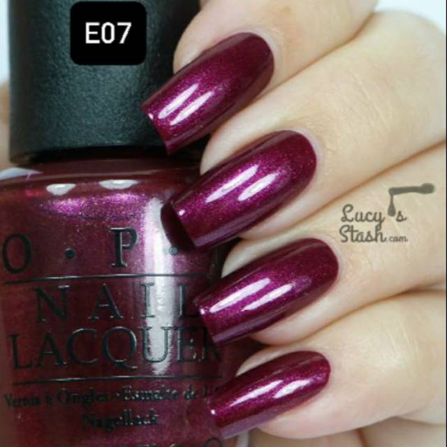 Jual OPI Lacquer / Nail Polish / OPI Cute Little Vixen / OPI E07 | Shopee  Indonesia