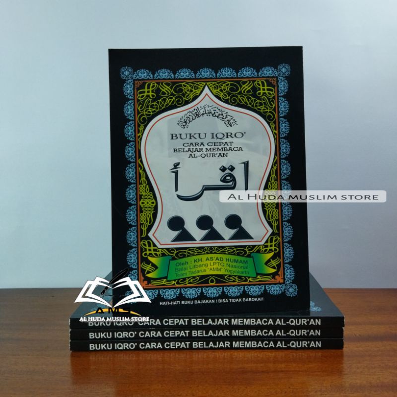 Jual Buku Iqro Besar Hitam Buku Iqra Bendel Jilid 1 Sampai Jilid 6 ...