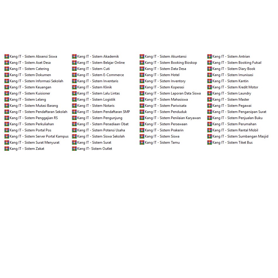 Jual Source Code Bundling [ 100 PHP Native + Laravel ] + [ 85 ...