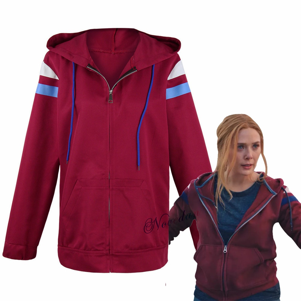 Jual PreOrder Wanda Vision Scarlet Witch Wanda Maximoff Hoodie