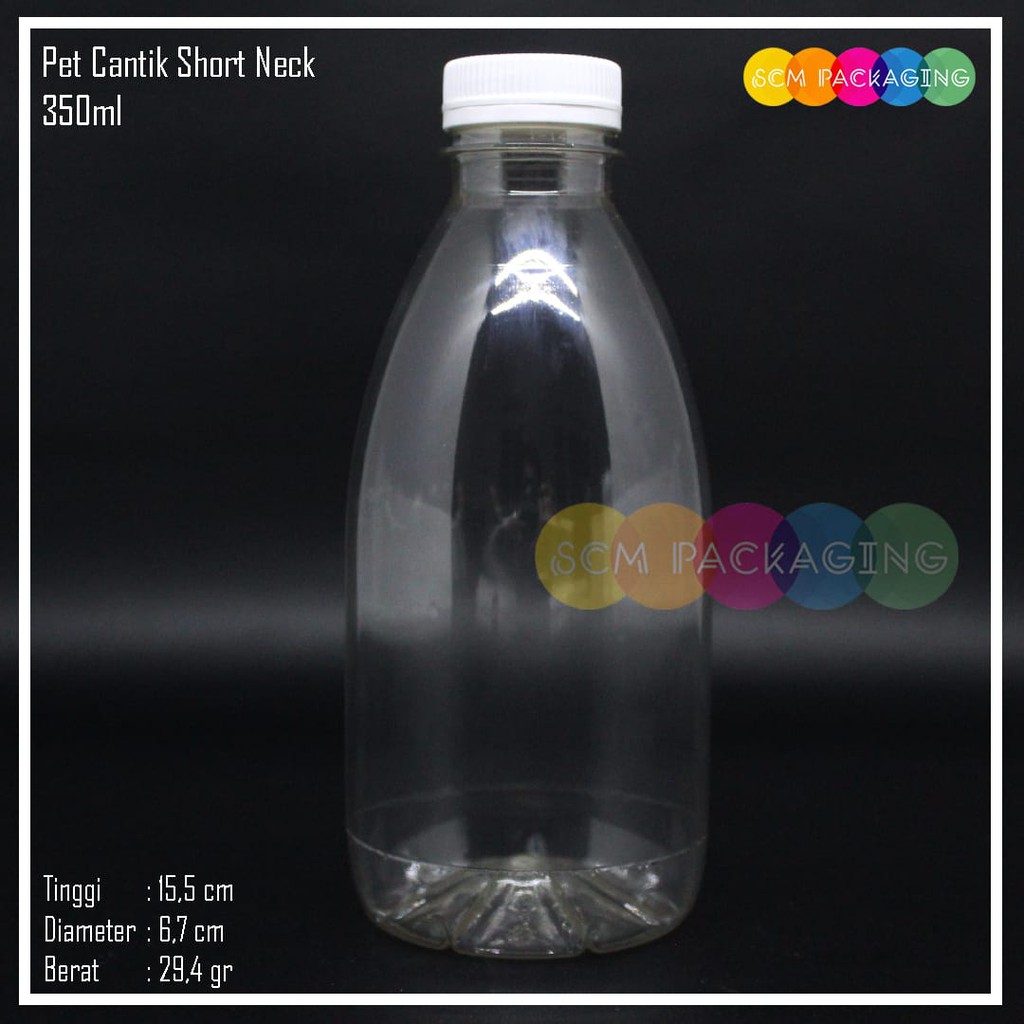 Jual Botol Plastik Pet 350ml Cantik Sn Tbl | Shopee Indonesia