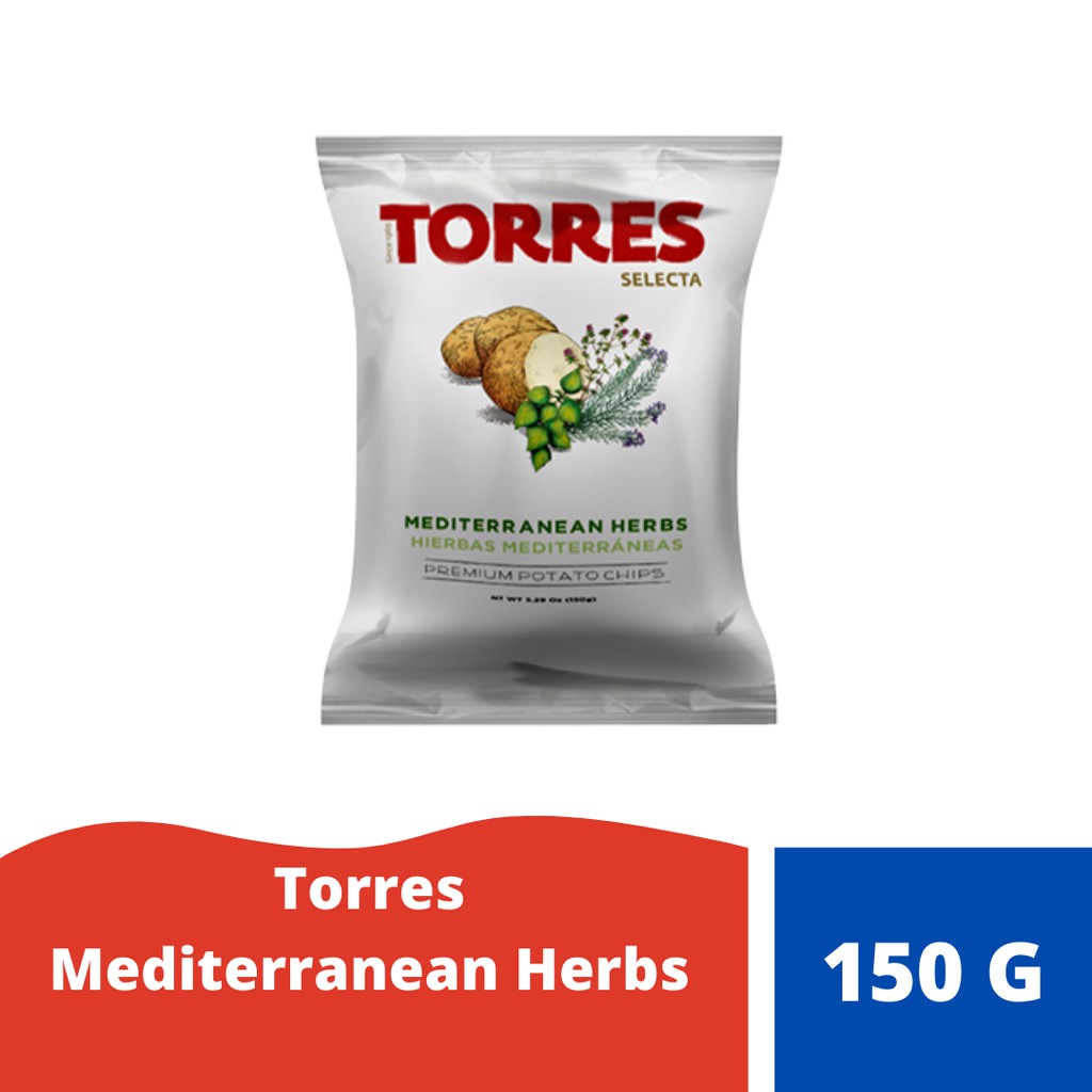 Jual Torres Selecta Mediterranean Herbs Potato Chips | Shopee Indonesia