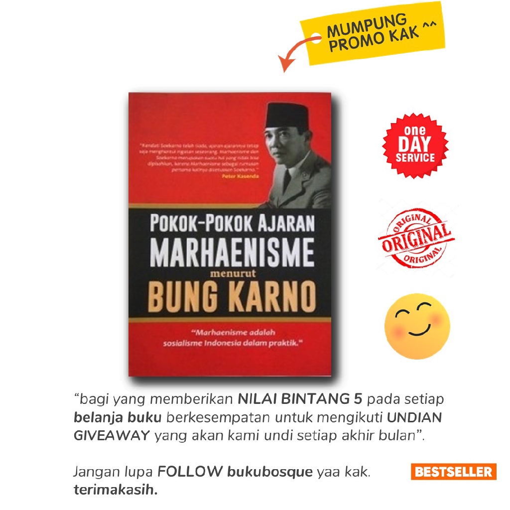 Jual BUKU SOSIAL - POKOK-POKOK AJARAN MARHAENISME MENURUT BUNG KARNO ...