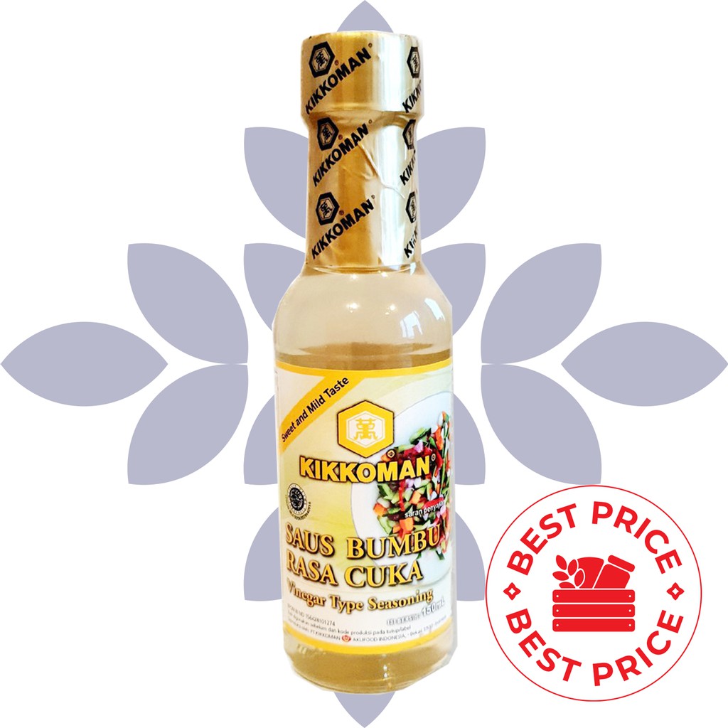 Jual Kikkoman Saus Bumbu Rasa Cuka Vinegar Halal 150 Ml Botol