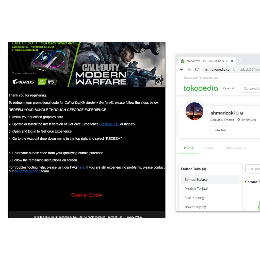 Jual call of duty modern warfare pc | Shopee Indonesia