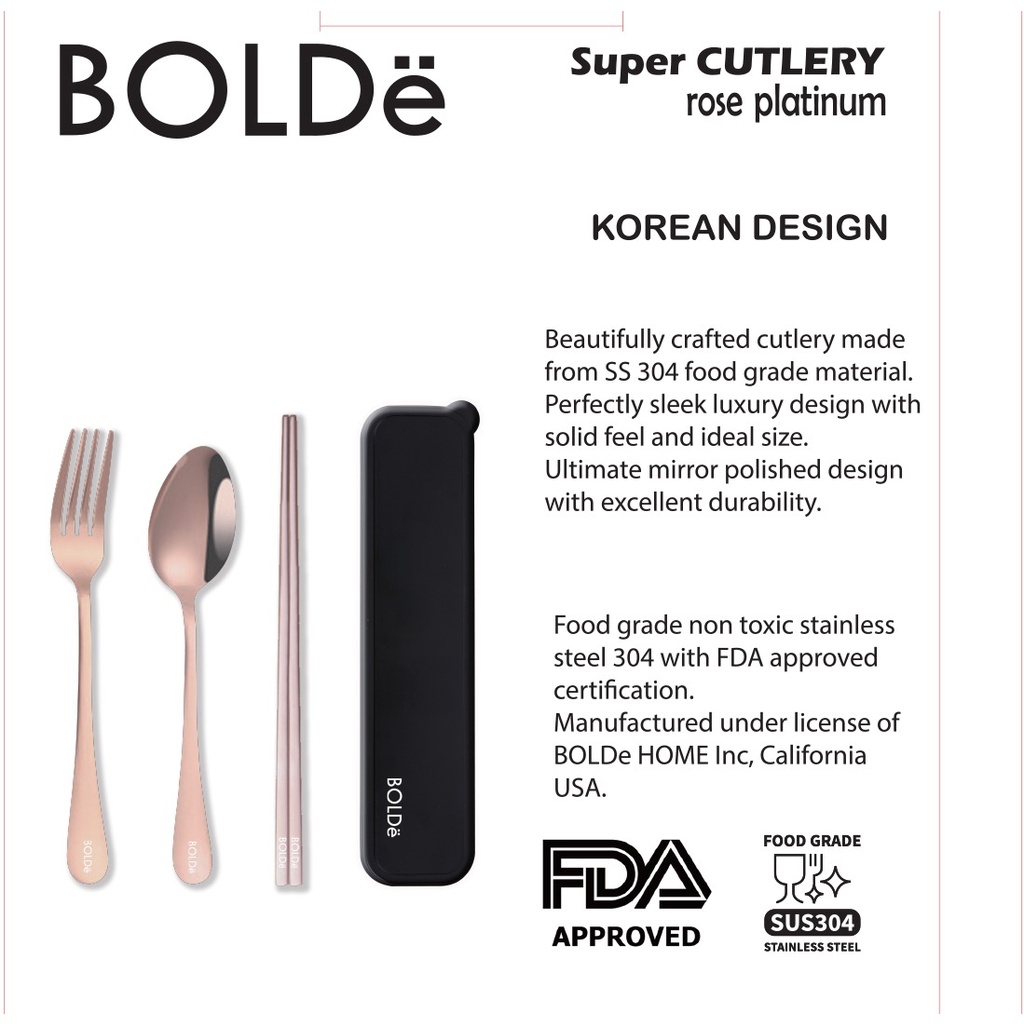 Jual BOLDe Super Cutlery set 4pcs | Shopee Indonesia