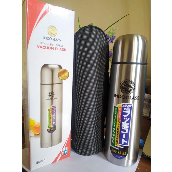 Jual Termos Indoglass Stainless Steel 500 ml Shopee Indonesia