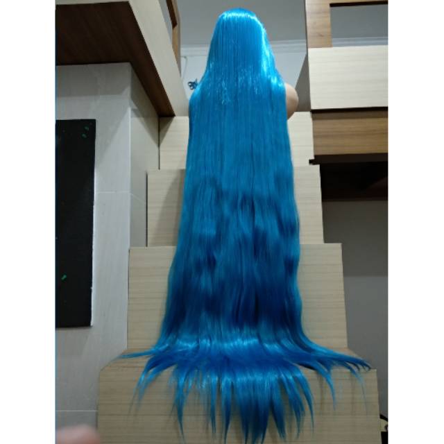 Blue wig cheap 150cm