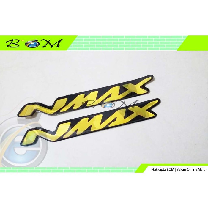 Jual Emblem Logo Lambang Tulisan Yamaha Nmax Chrome Krum Emas Gold Shopee Indonesia