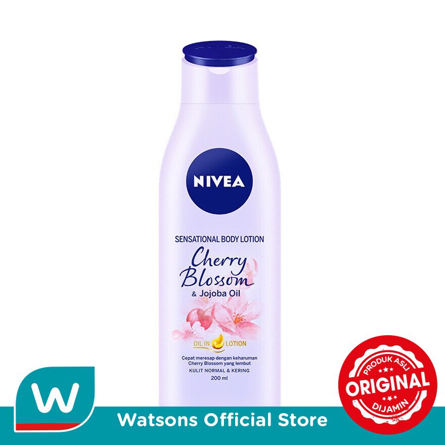 Jual Nivea Body Lotion Cherry Blossom & Jojoba Oil 200ml Shopee Indonesia