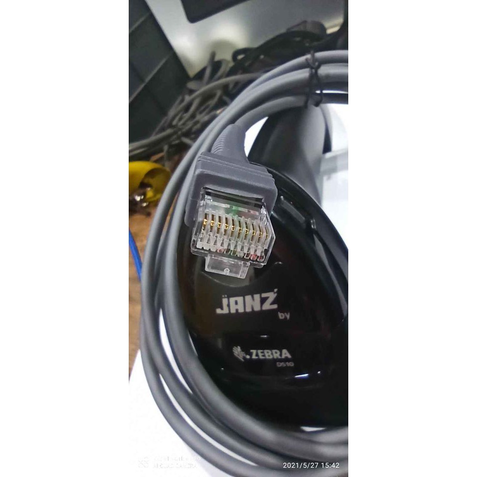 Jual Kabel USB Barcode Scanner ZEBRA or SYMBOL 3 Meter Original Janz by ...