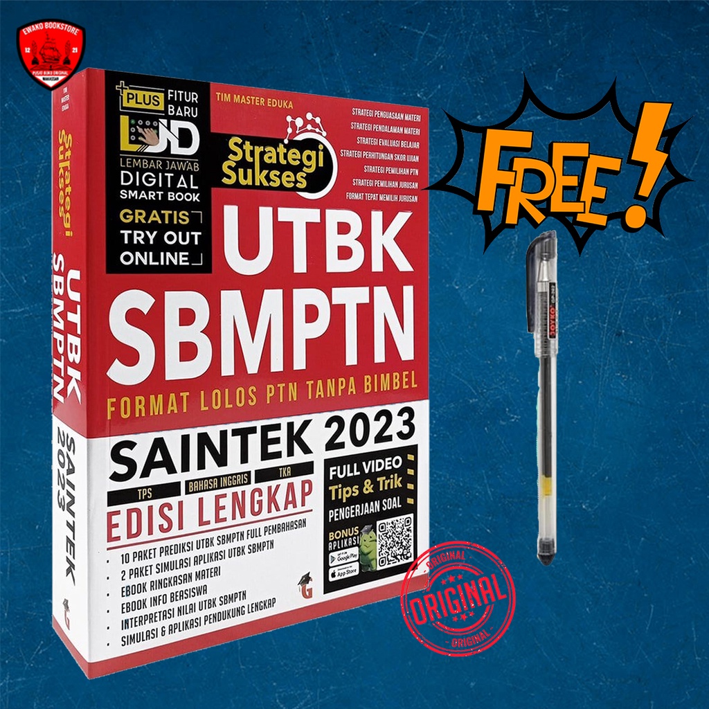 Jual Buku Sbmptn Saintek 2023 Strategi Sukses Utbk Sbmptn Saintek